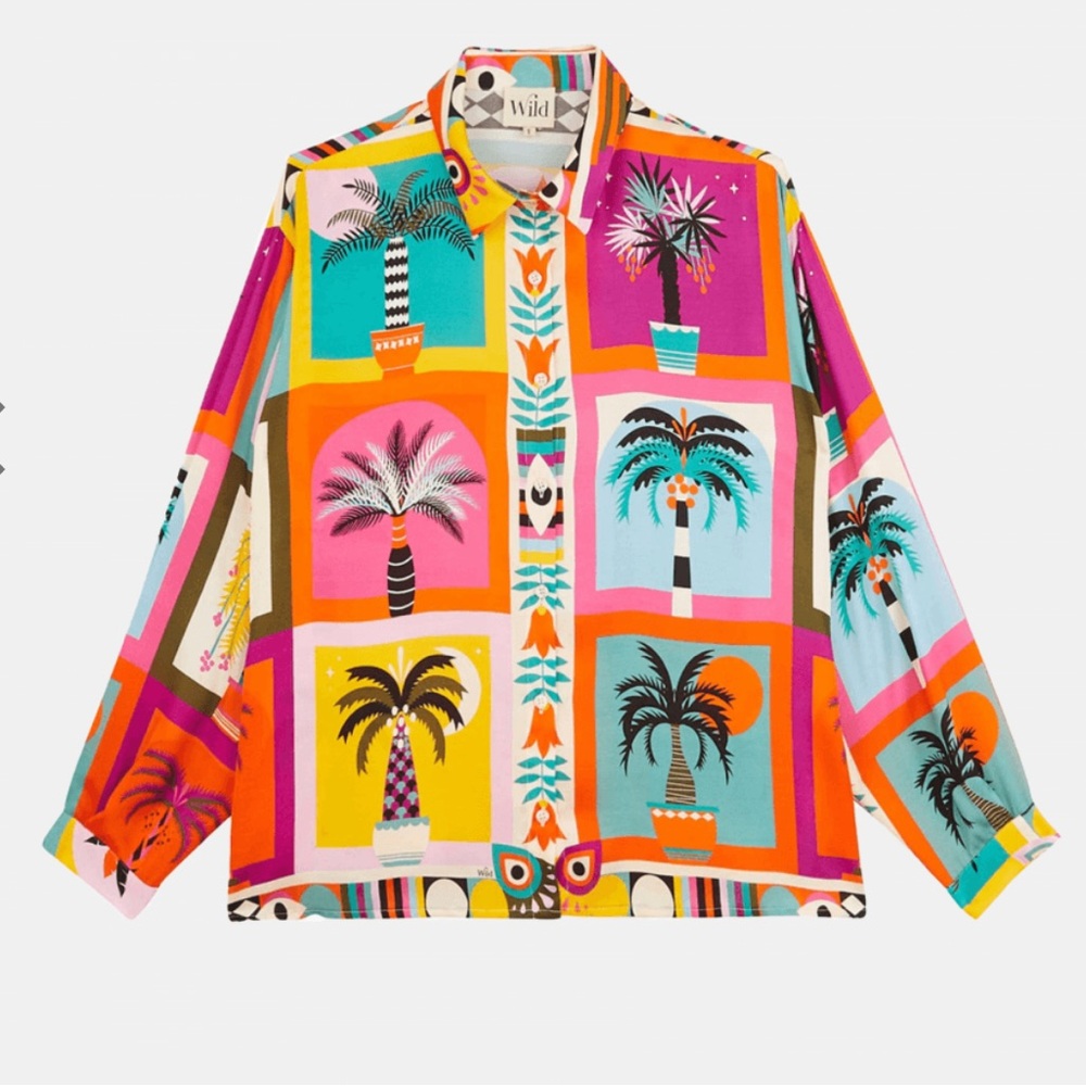 Wild Shirt Bonaventure Beldi Palm Tree Shirt size 1